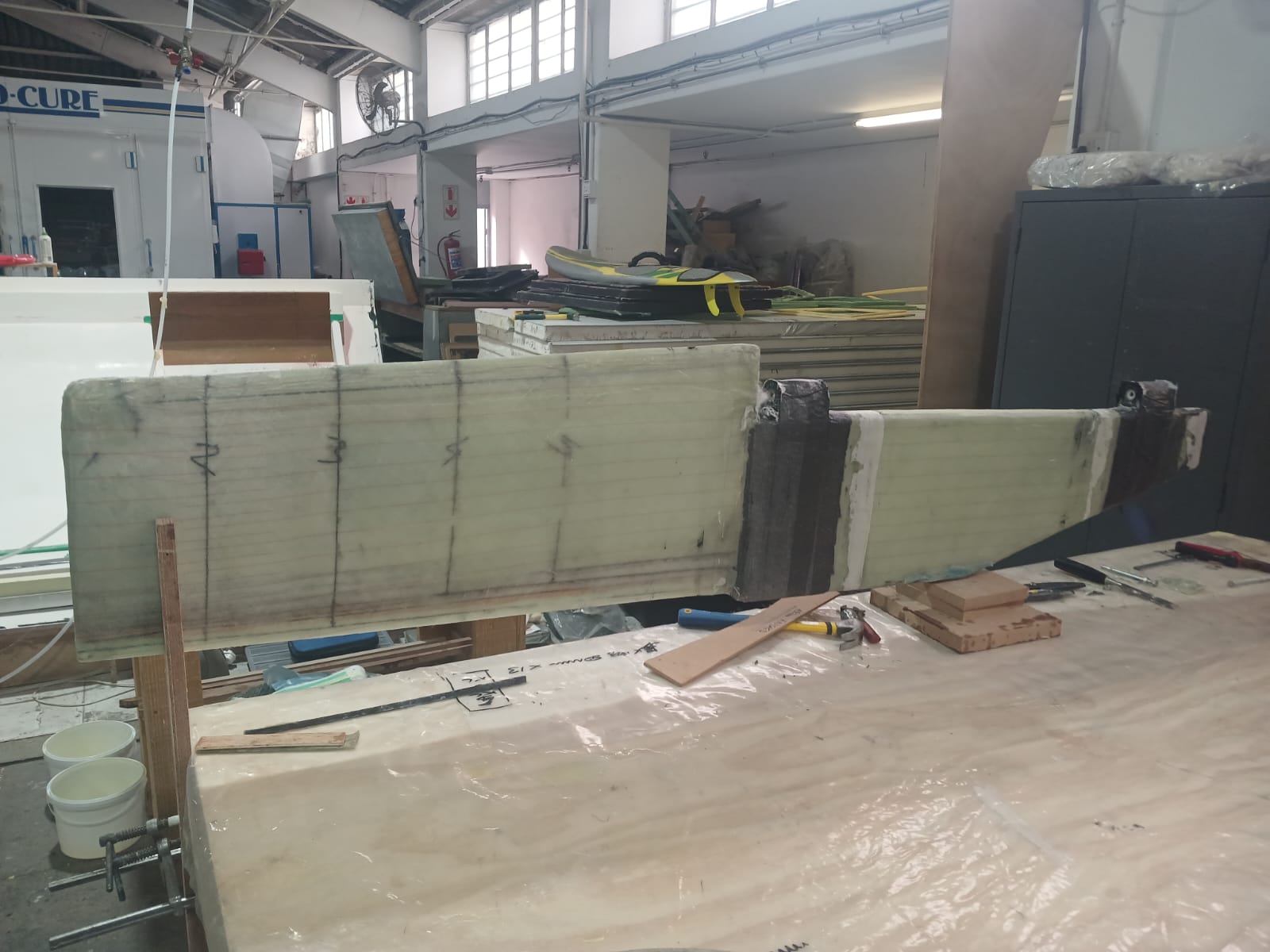 Construction du nouveau safran par Stefan